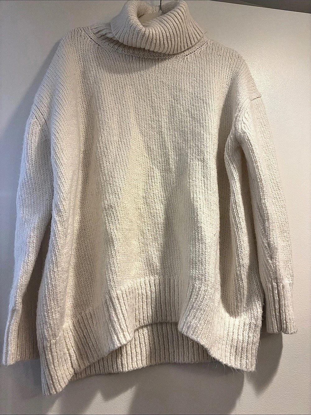 Philosophy Turtleneck Sweater in Cream - Large